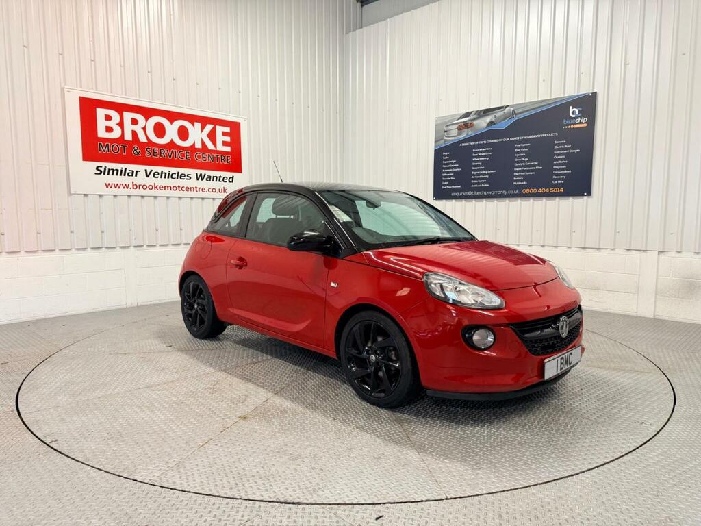 Vauxhall Adam Hatchback 1.2I Ecoflex Energised Euro 6 Ss KU18OUH Red