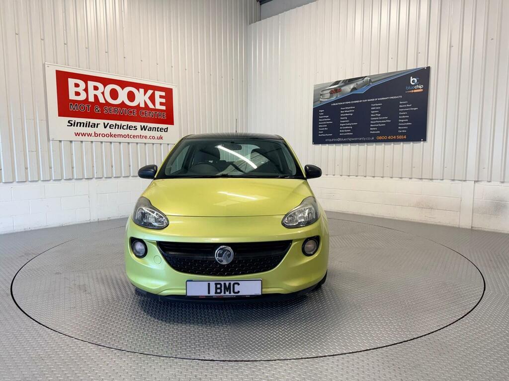 Vauxhall Adam Hatchback 1.2 16V Glam Euro 5 201463 RJ63VHV Green #3