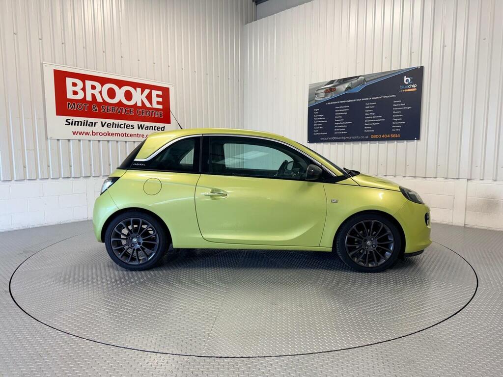 Vauxhall Adam Hatchback 1.2 16V Glam Euro 5 201463 RJ63VHV Green #4