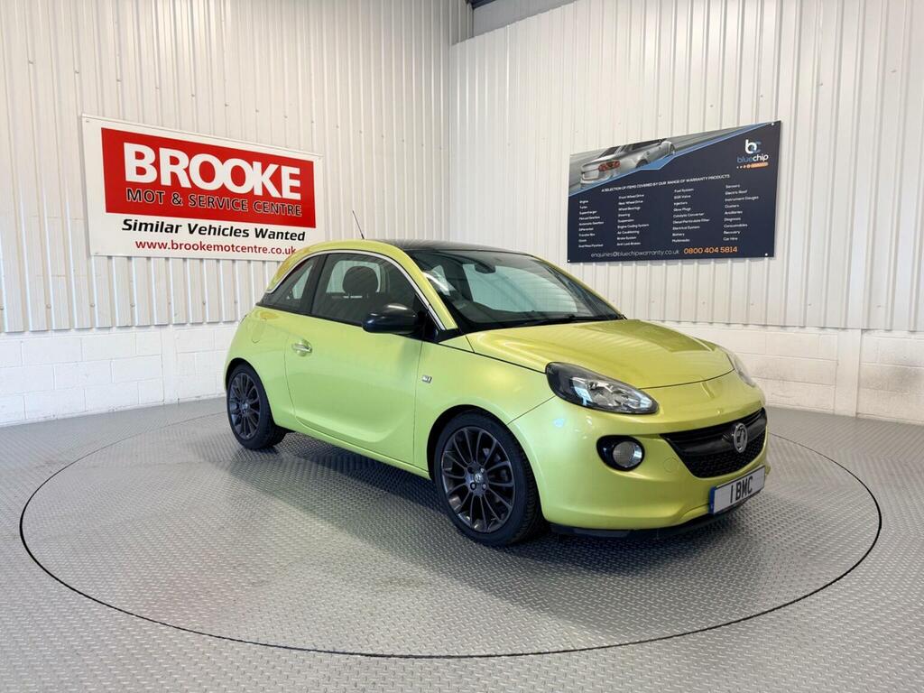 Vauxhall Adam Hatchback 1.2 16V Glam Euro 5 201463 RJ63VHV Green