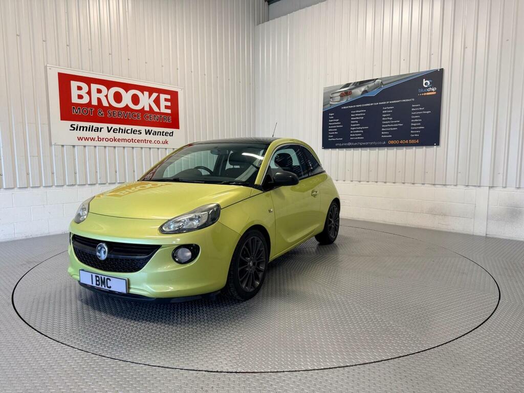 Vauxhall Adam Hatchback 1.2 16V Glam Euro 5 201463 RJ63VHV Green #2