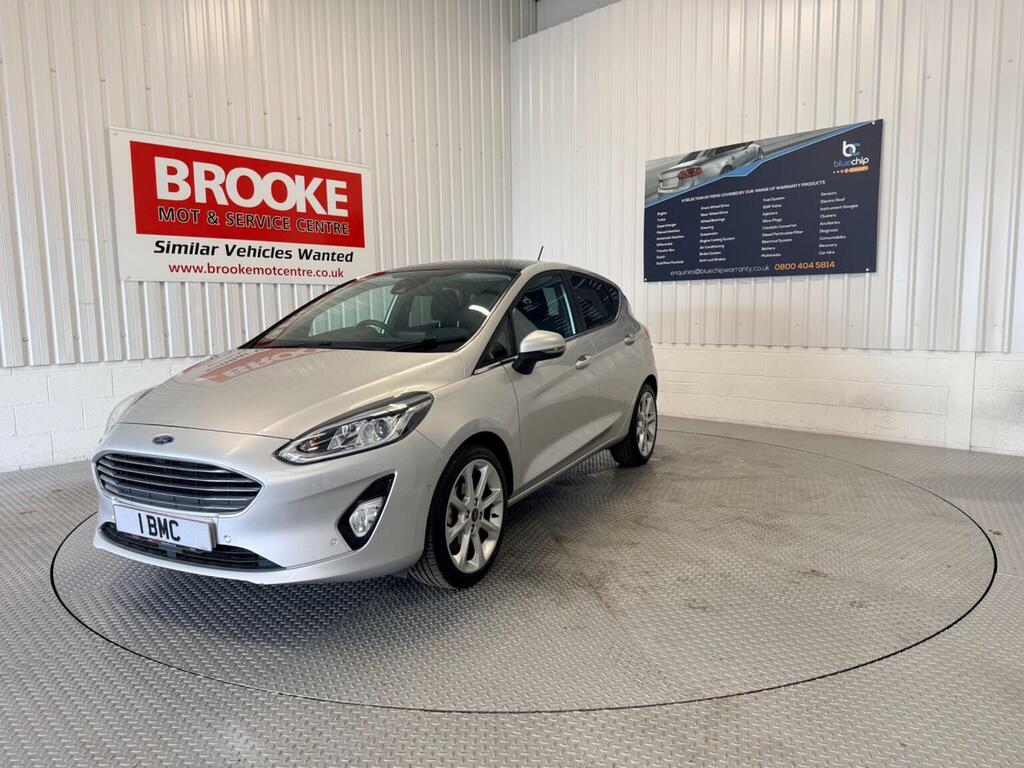 Ford Fiesta Hatchback 1.0T Ecoboost Titanium Euro 6 Ss OU18ZGV Silver #2
