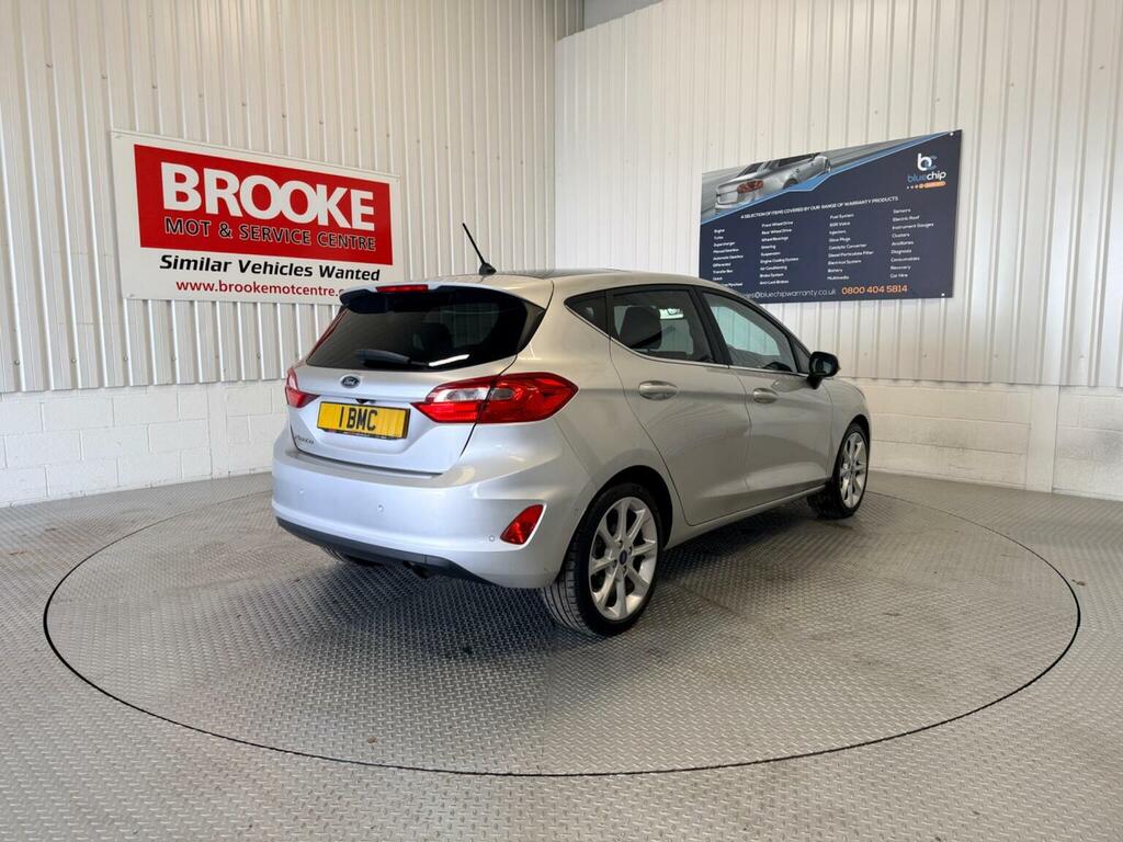 Ford Fiesta Hatchback 1.0T Ecoboost Titanium Euro 6 Ss OU18ZGV Silver #5