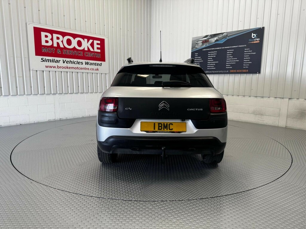 Citroen C4 Cactus Hatchback 1.6 Bluehdi Flair Euro 6 Ss 2015 Silver #6