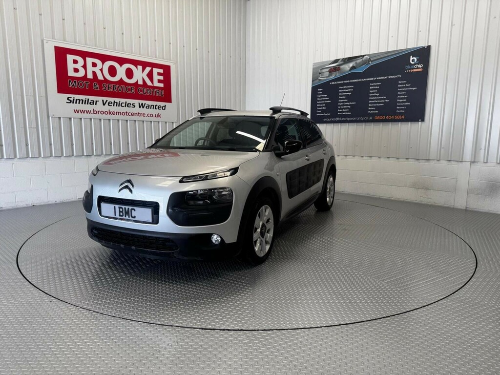 Citroen C4 Cactus Hatchback 1.6 Bluehdi Flair Euro 6 Ss 2015 Silver #3