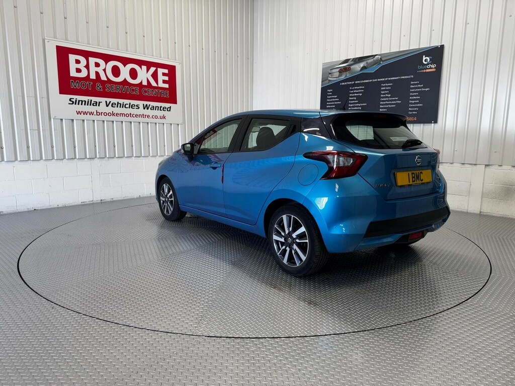 Nissan Micra Hatchback 1.0 Ig-t Acenta Limited Edition Euro 6 AU69PHK Blue #4