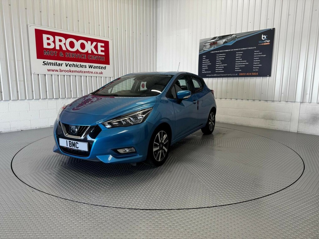 Nissan Micra Hatchback 1.0 Ig-t Acenta Limited Edition Euro 6 AU69PHK Blue #2