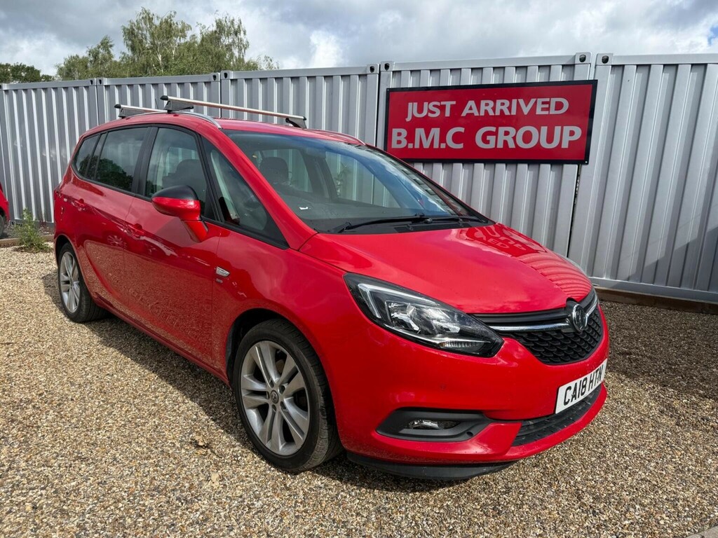 Vauxhall Zafira Tourer Mpv 1.4I Turbo Sri Nav Euro 6 201818 Red
