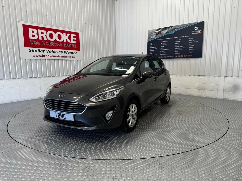 Ford Fiesta Hatchback 1.1 Ti-vct Zetec Euro 6 Ss 2018 FJ68MVW Grey #3