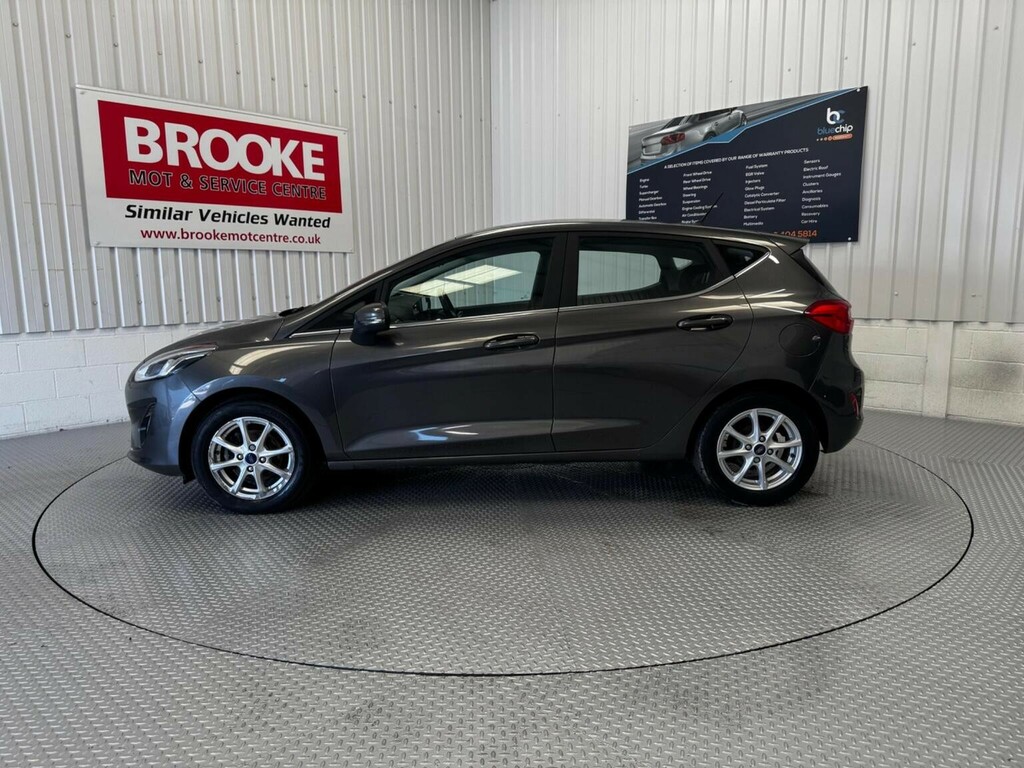 Ford Fiesta Hatchback 1.1 Ti-vct Zetec Euro 6 Ss 2018 FJ68MVW Grey #4