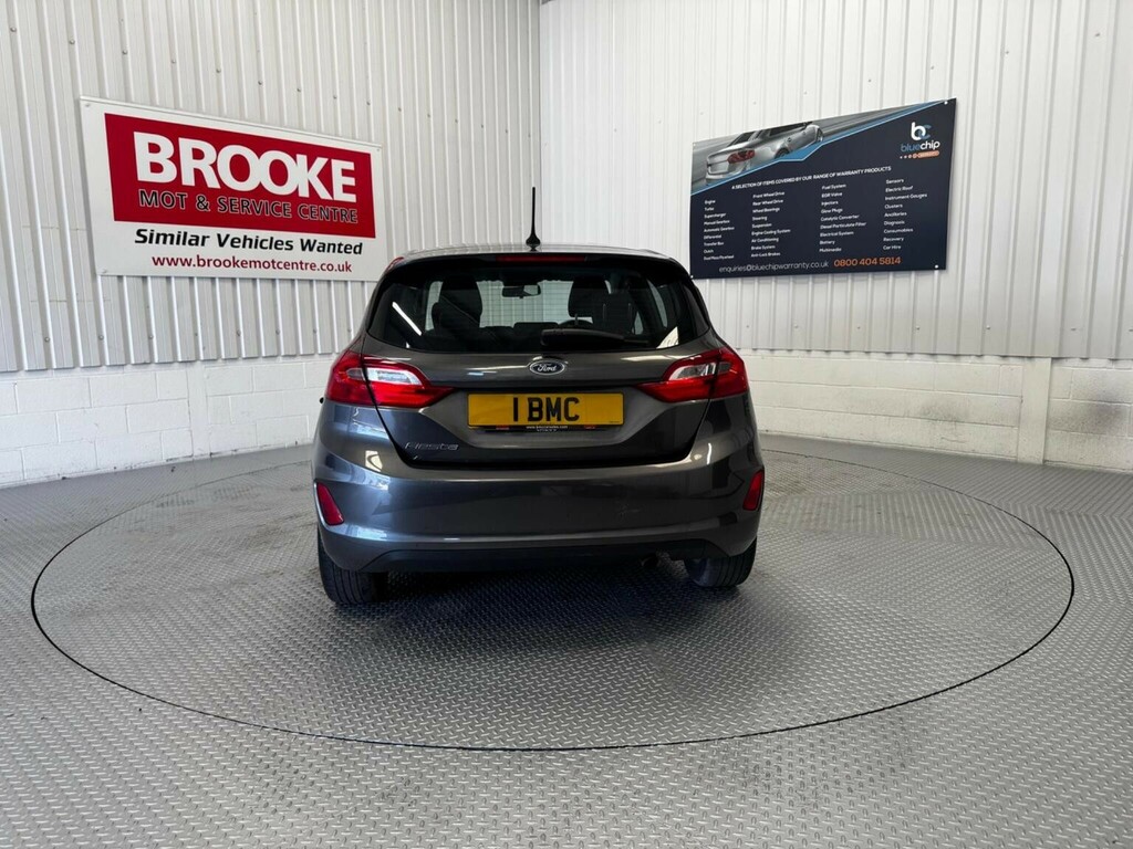 Ford Fiesta Hatchback 1.1 Ti-vct Zetec Euro 6 Ss 2018 FJ68MVW Grey #6