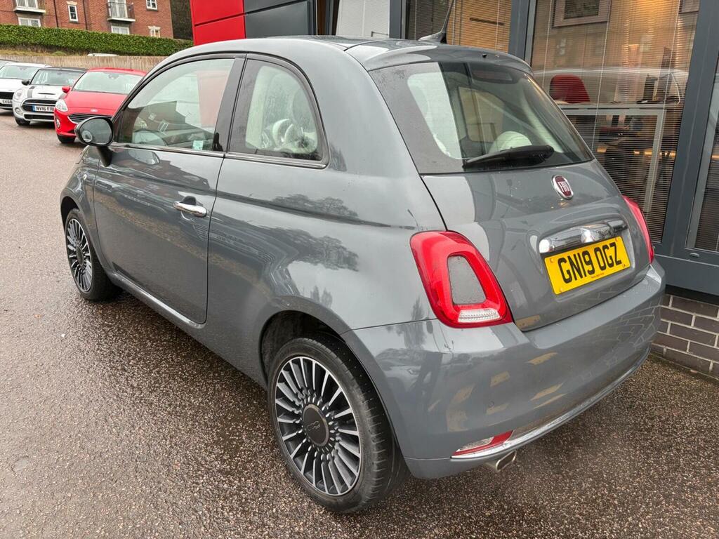 Fiat 500 Hatchback 1.2 Lounge Euro 6 Ss 201919 GN19OGZ Grey #4