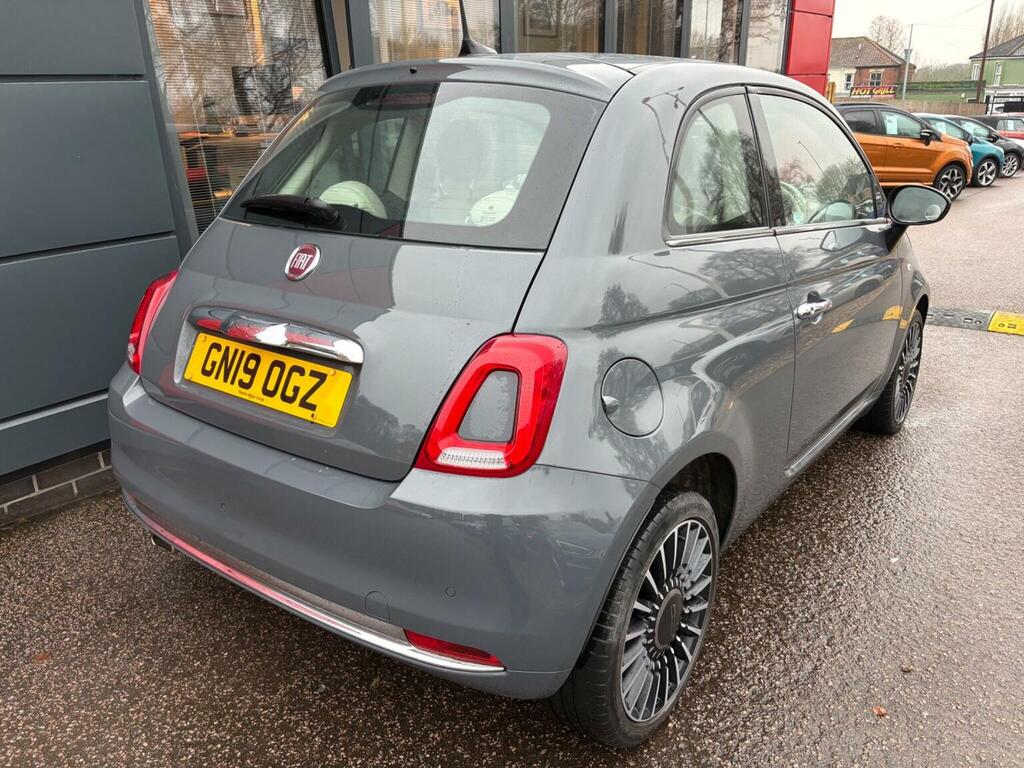 Fiat 500 Hatchback 1.2 Lounge Euro 6 Ss 201919 GN19OGZ Grey #3