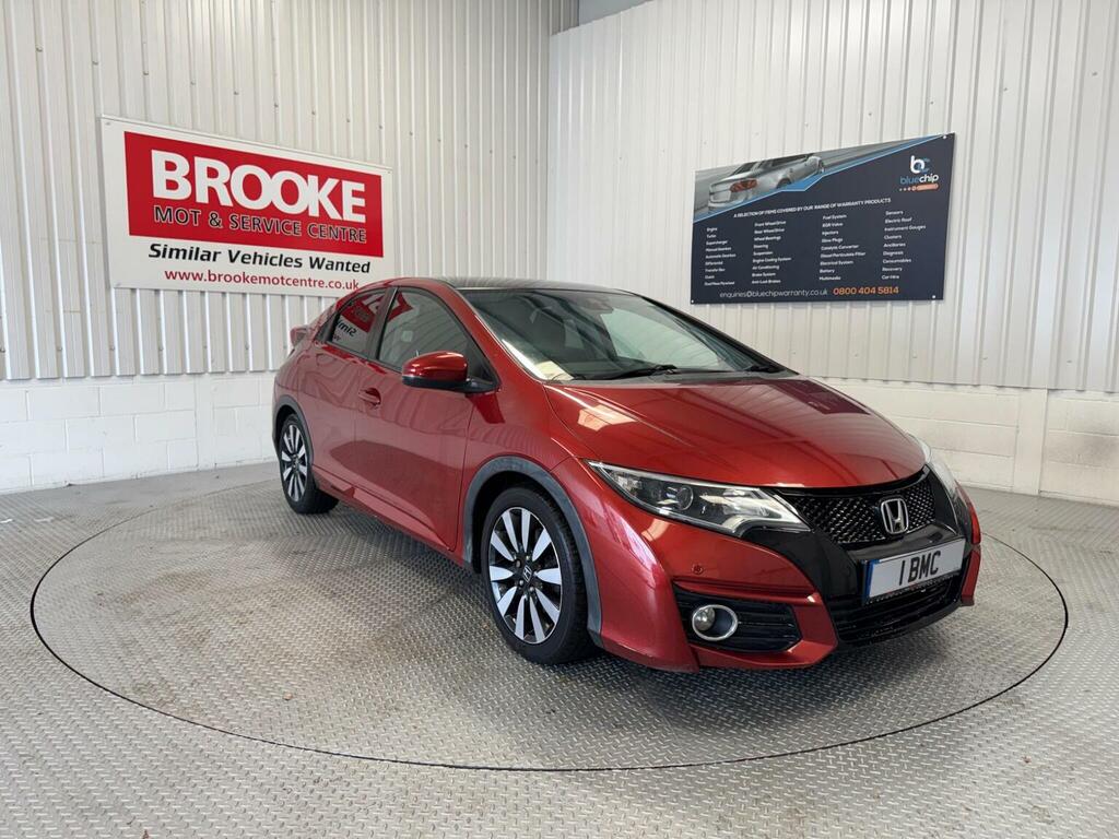Honda Civic 1.8 I-vtec Sr Euro 6 Red