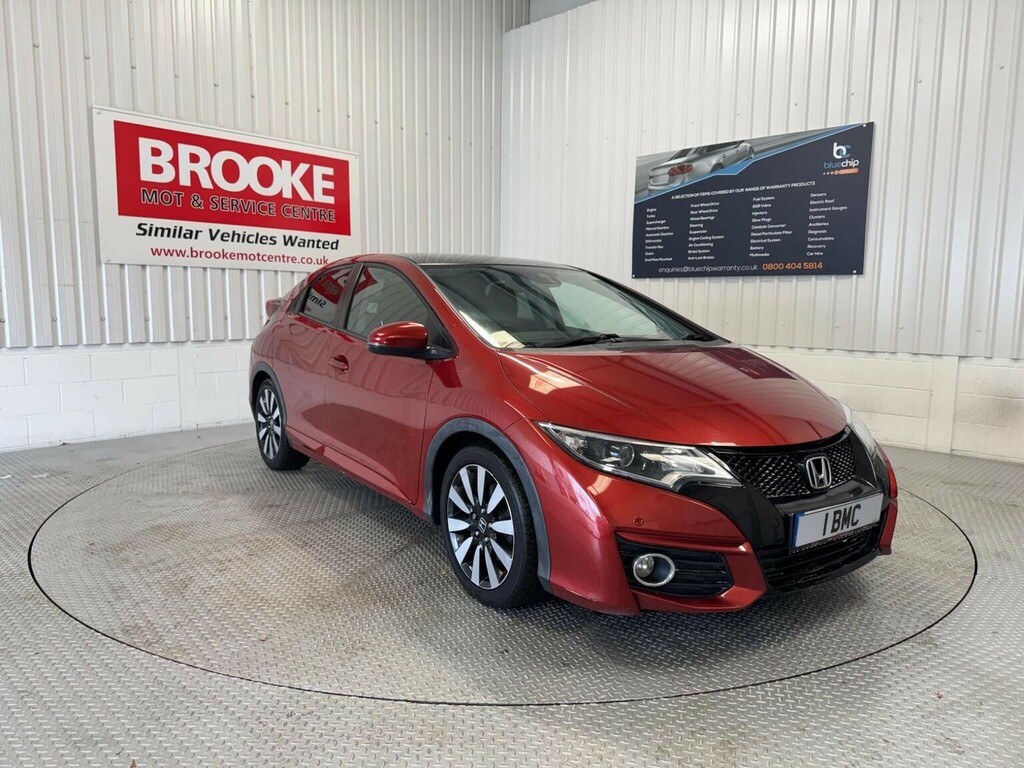 Honda Civic 1.8 I-vtec Sr Euro 6 Red