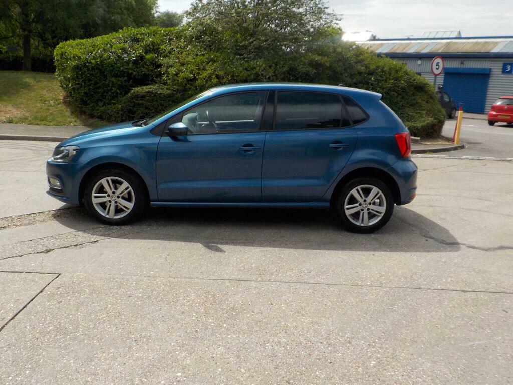 Volkswagen Polo 1.4 Tdi Bluemotion Tech Match Euro 6 S S EK16FFL Blue #2