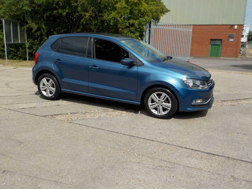Volkswagen Polo 1.4 Tdi Bluemotion Tech Match Euro 6 S S EK16FFL Blue
