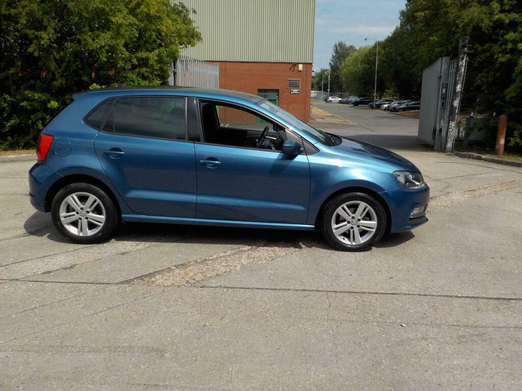 Volkswagen Polo 1.4 Tdi Bluemotion Tech Match Euro 6 S S EK16FFL Blue #3