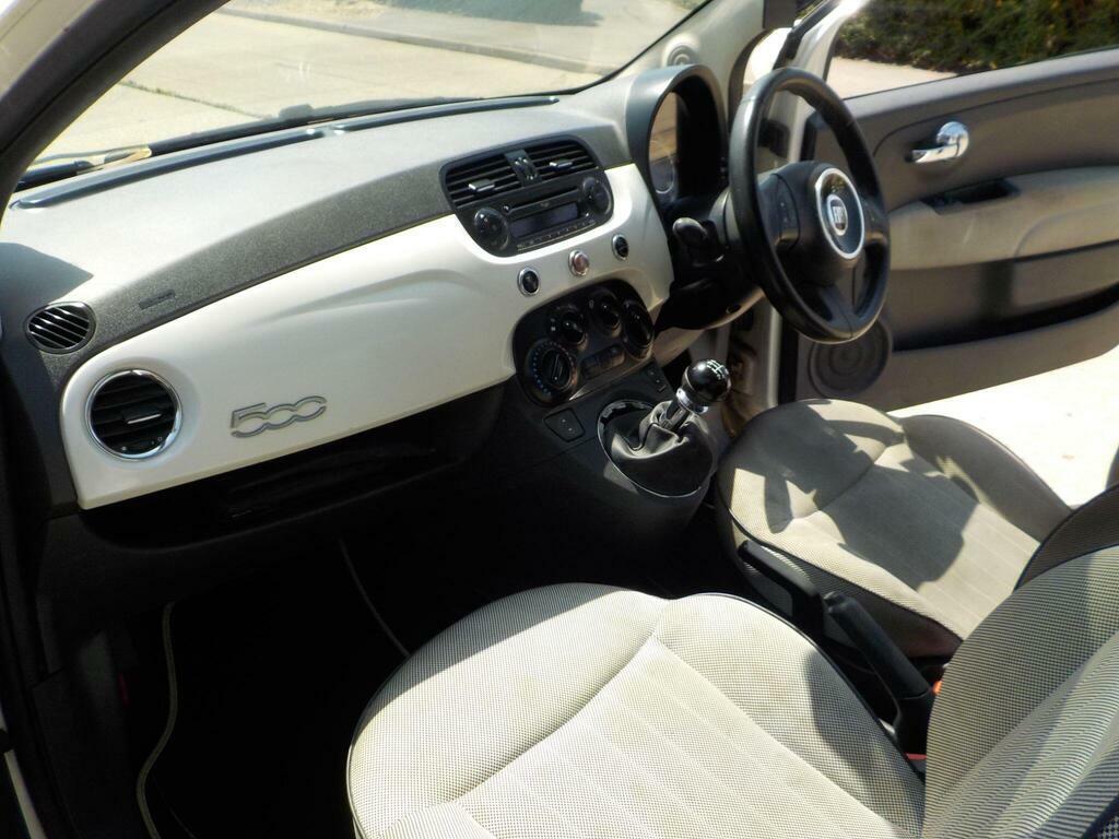 Fiat 500 1.2 Lounge Euro 5 S S EY59WRF White #5