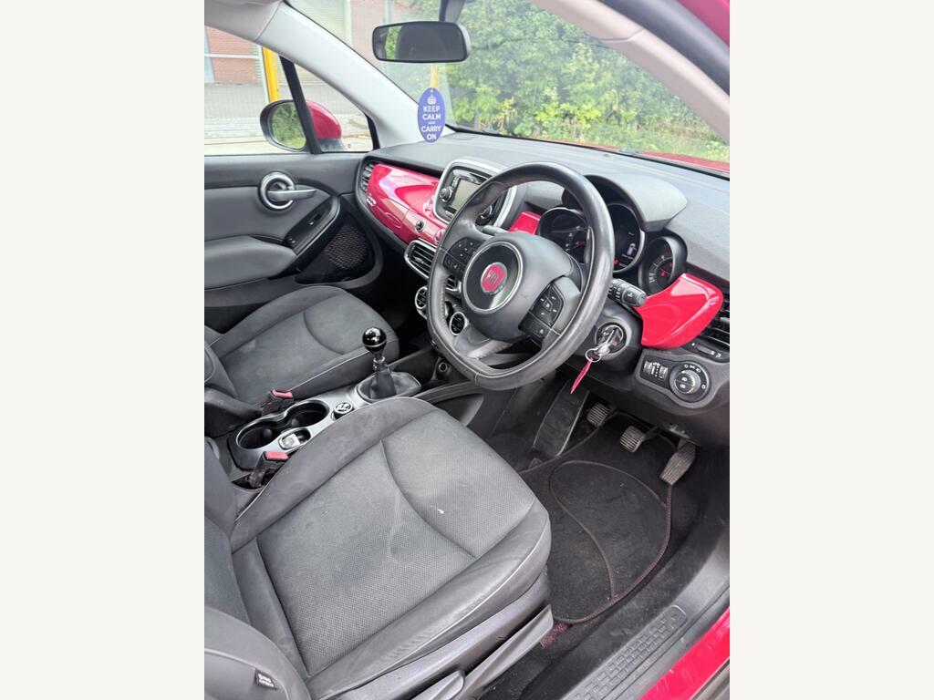 Fiat 500X 1.6 E-torq Pop Star Euro 6 Red