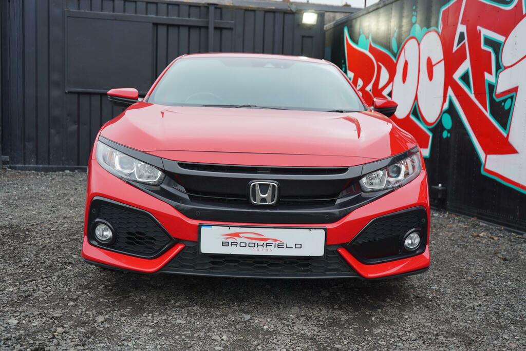Honda Civic 1.0 Vtec Turbo Sr Hatchback Cvt Euro 6 Red #4