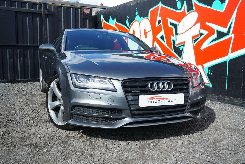 Audi A7 3.0 Tdi V6 Black Edition Sportback S Tronic Quattr Grey #3