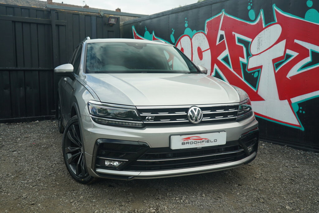Volkswagen Tiguan 2.0 Tdi R-line Suv Dsg 4Motion Euro 6 Silver #3