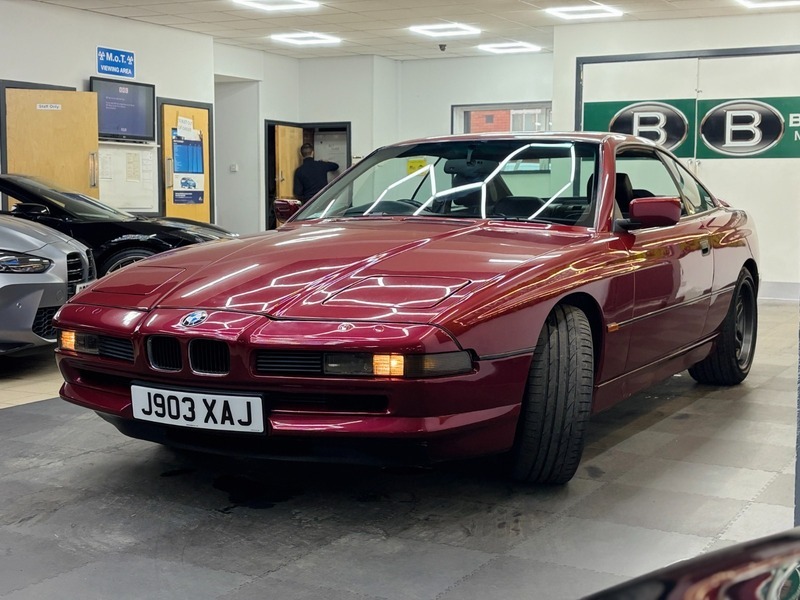 BMW 8 Series 5.0 850I Stunning Example J903XAJ Red #2