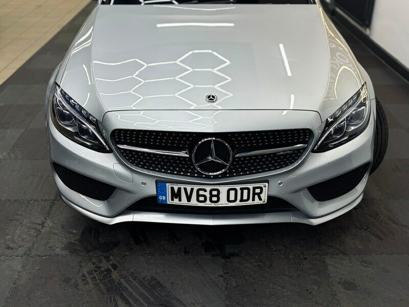 Mercedes-Benz C Class Amg C 43 4Matic Premium Sat Nav, Heated Seats P MV68ODR Silver #5