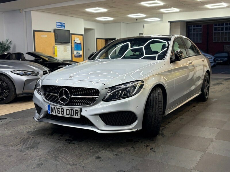 Mercedes-Benz C Class Amg C 43 4Matic Premium Sat Nav, Heated Seats P MV68ODR Silver #2