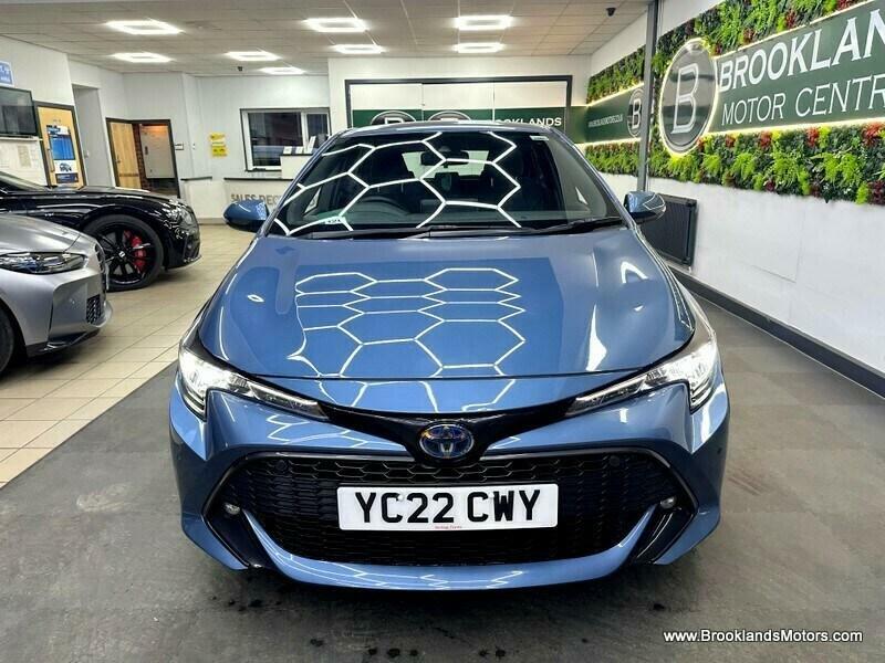 Toyota Corolla 1.8 Vvt-i Hybrid Icon Tech Cvt YC22CWY Blue #4