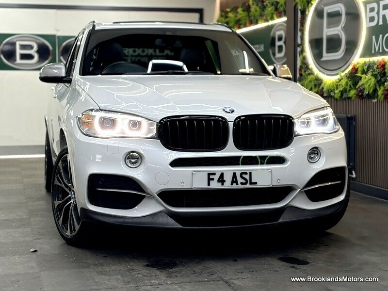 BMW X5 M50d 8X Services, 7 Seats Huge Spec F4ASL White #2