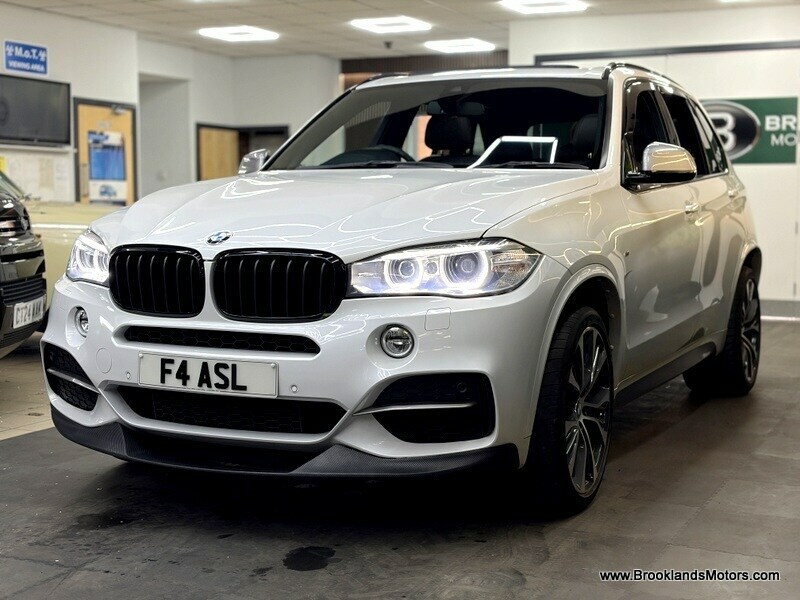 BMW X5 M50d 8X Services, 7 Seats Huge Spec F4ASL White #5