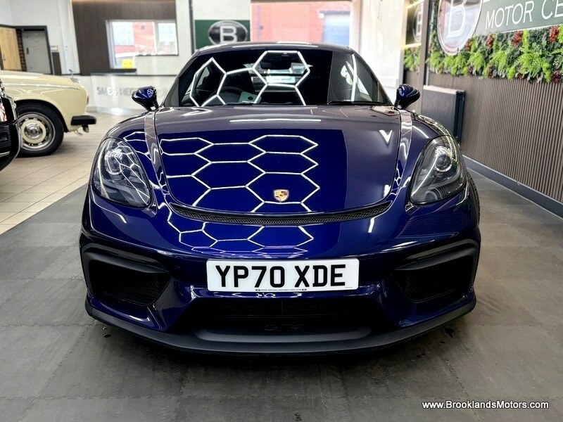 Porsche 718 Cayman Cayman Gt4 2X Porsche Services Low Mileage Exam Blue #4