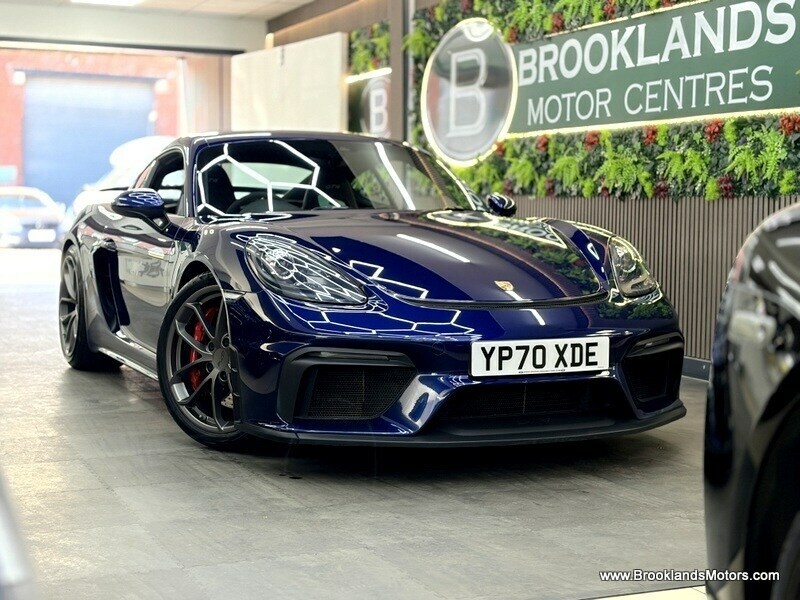 Porsche 718 Cayman Cayman Gt4 2X Porsche Services Low Mileage Exam Blue #2