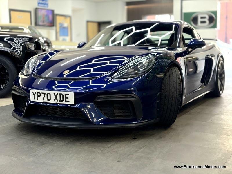 Porsche 718 Cayman Cayman Gt4 2X Porsche Services Low Mileage Exam Blue #3