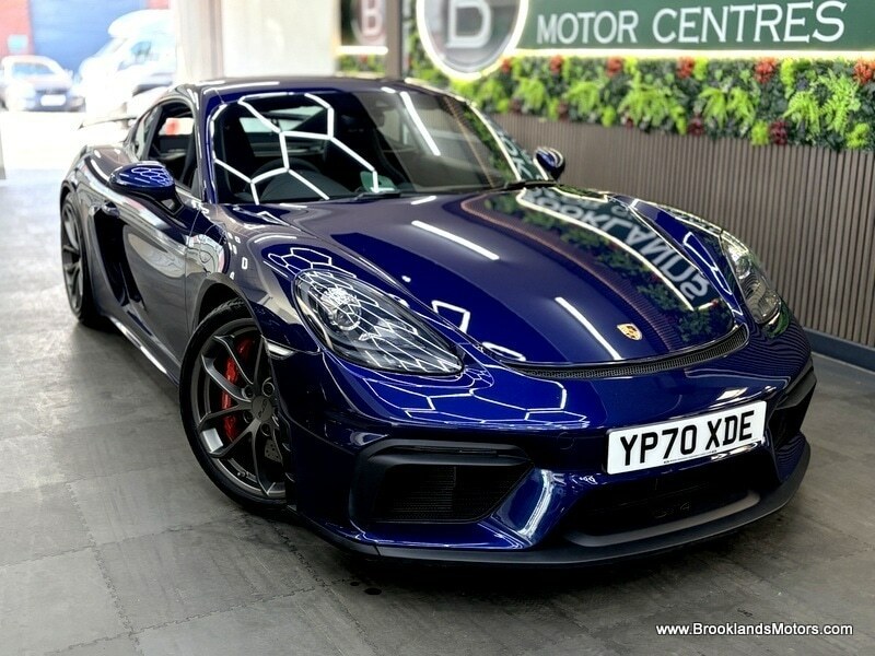 Porsche 718 Cayman Cayman Gt4 2X Porsche Services Low Mileage Exam Blue #5