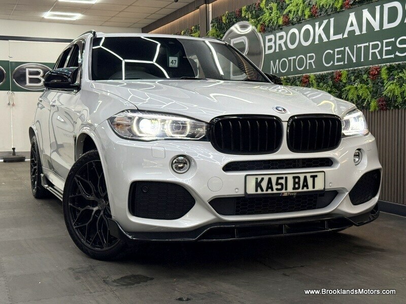 BMW X5 Xdrive30d M Sport 7X Services, Sat Nav, Leather, KA51BAT White #2