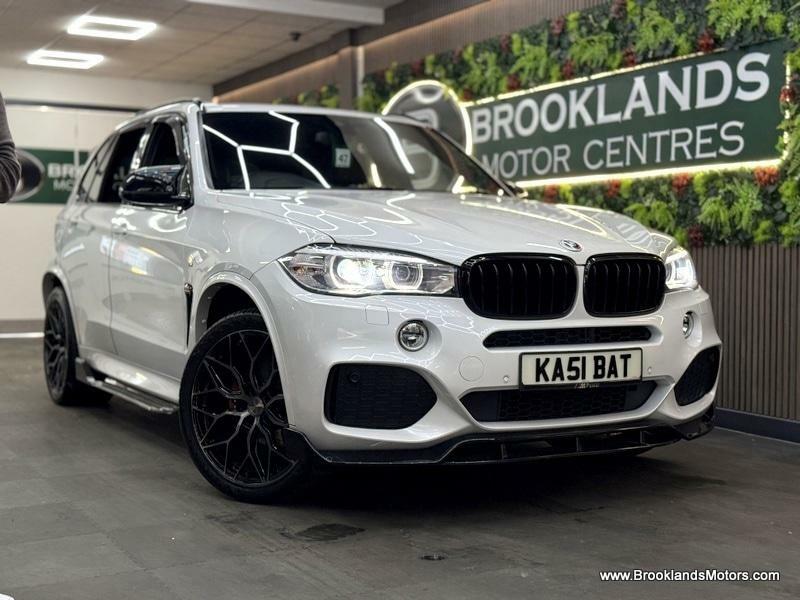 BMW X5 Xdrive30d M Sport 7X Services, Sat Nav, Leather, White