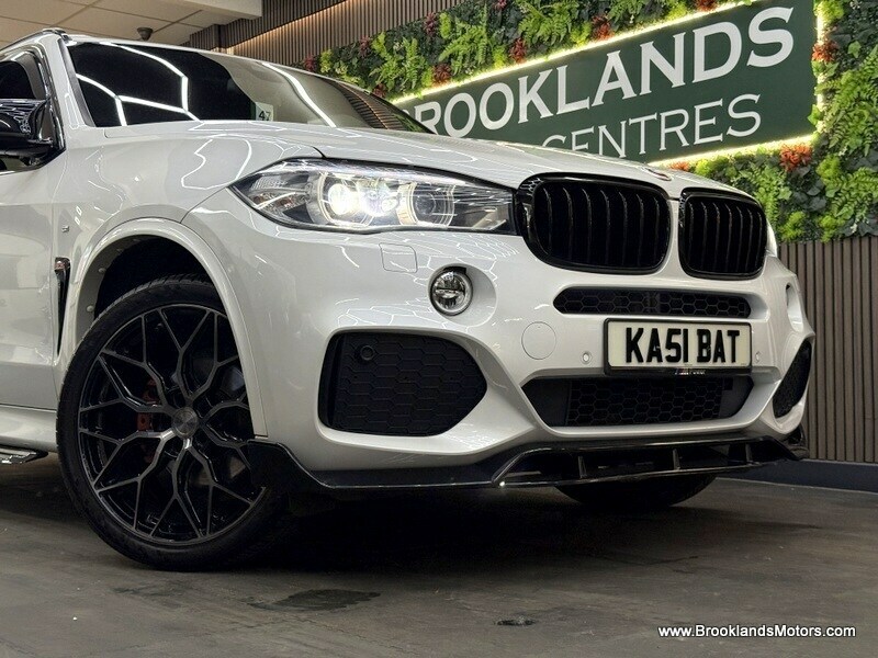 BMW X5 Xdrive30d M Sport 7X Services, Sat Nav, Leather, KA51BAT White #3