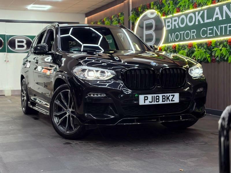 BMW X3 Xdrive30d M Sport 7X Services, Quad Exhausts Hu Black