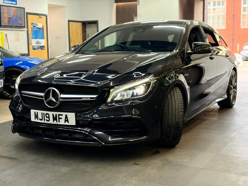 Mercedes-Benz CLA Class Cla 45 Night Edition Plus 4Matic Tip Black #6
