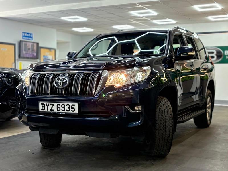 Toyota Land Cruiser D-4d Active 1X Service, Sat Nav, Reverse Camera Blue #3