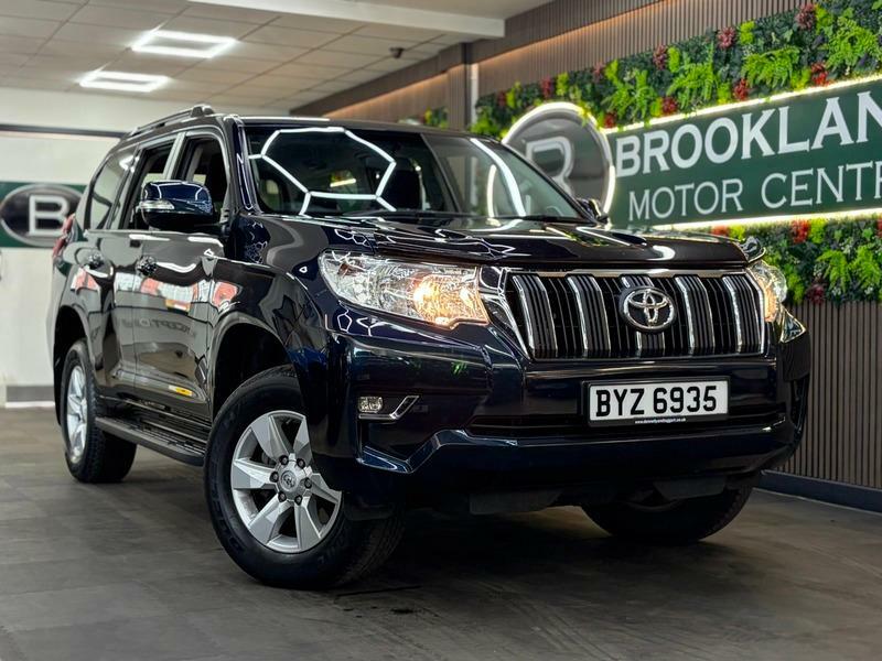 Toyota Land Cruiser D-4d Active 1X Service, Sat Nav, Reverse Camera Blue