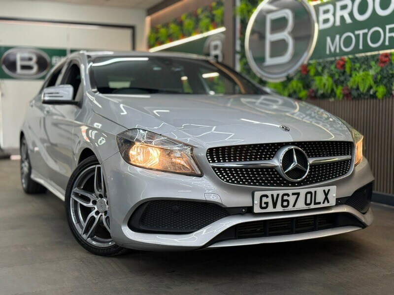 Mercedes-Benz A Class A 160 Amg Line 2X Services Sat Nav Silver