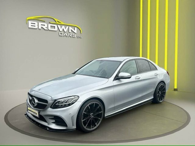 Mercedes-Benz C Class 1.6 C200d Amg Line Silver #2