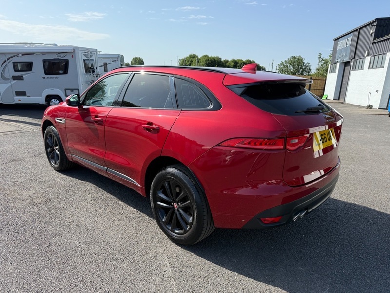Jaguar F-Pace R-sport Awd Red #6