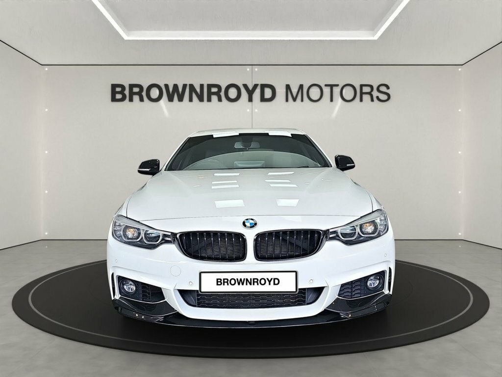 BMW 4 Series Gran Coupe 3L M Sport White #3
