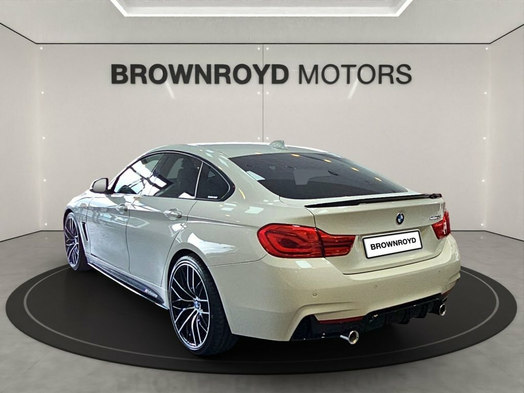 BMW 4 Series Gran Coupe 3L M Sport White #5