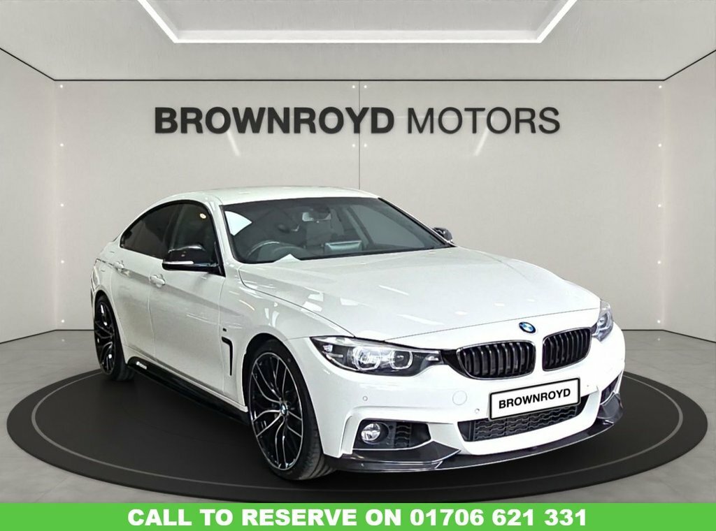 BMW 4 Series Gran Coupe 3L M Sport White
